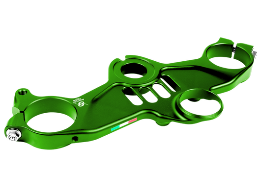 Bonamici Triple Tree Clamp Kawasaki Ninja ZX-10R (Green) (Street) (2021+)