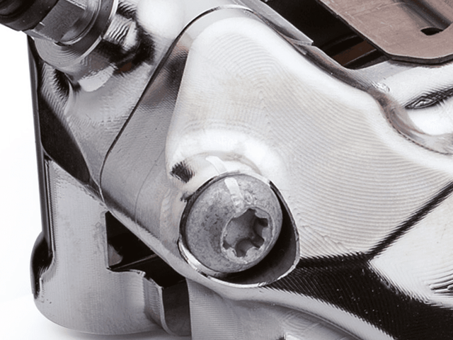 Brembo 108mm GP4-RX Billet Front Caliper Set (Nickel/Red)