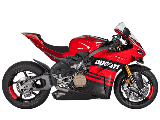 Spark Ducati Panigale V4 S/R "Double Konix Evo" Titanium Semi-Full Exhaust System (Carbon) (2025+)