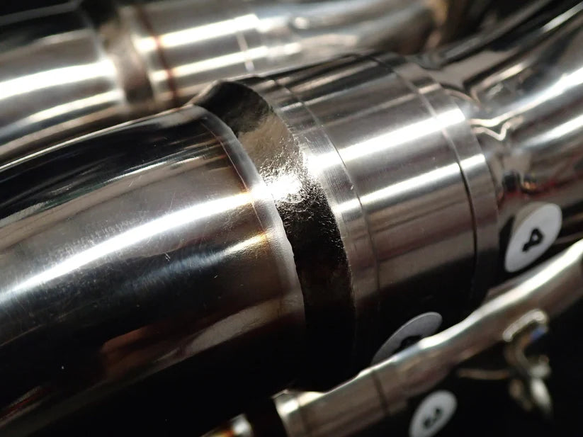 Vandemon Polished Titanium Exhaust for Ninja H2 (2015+)