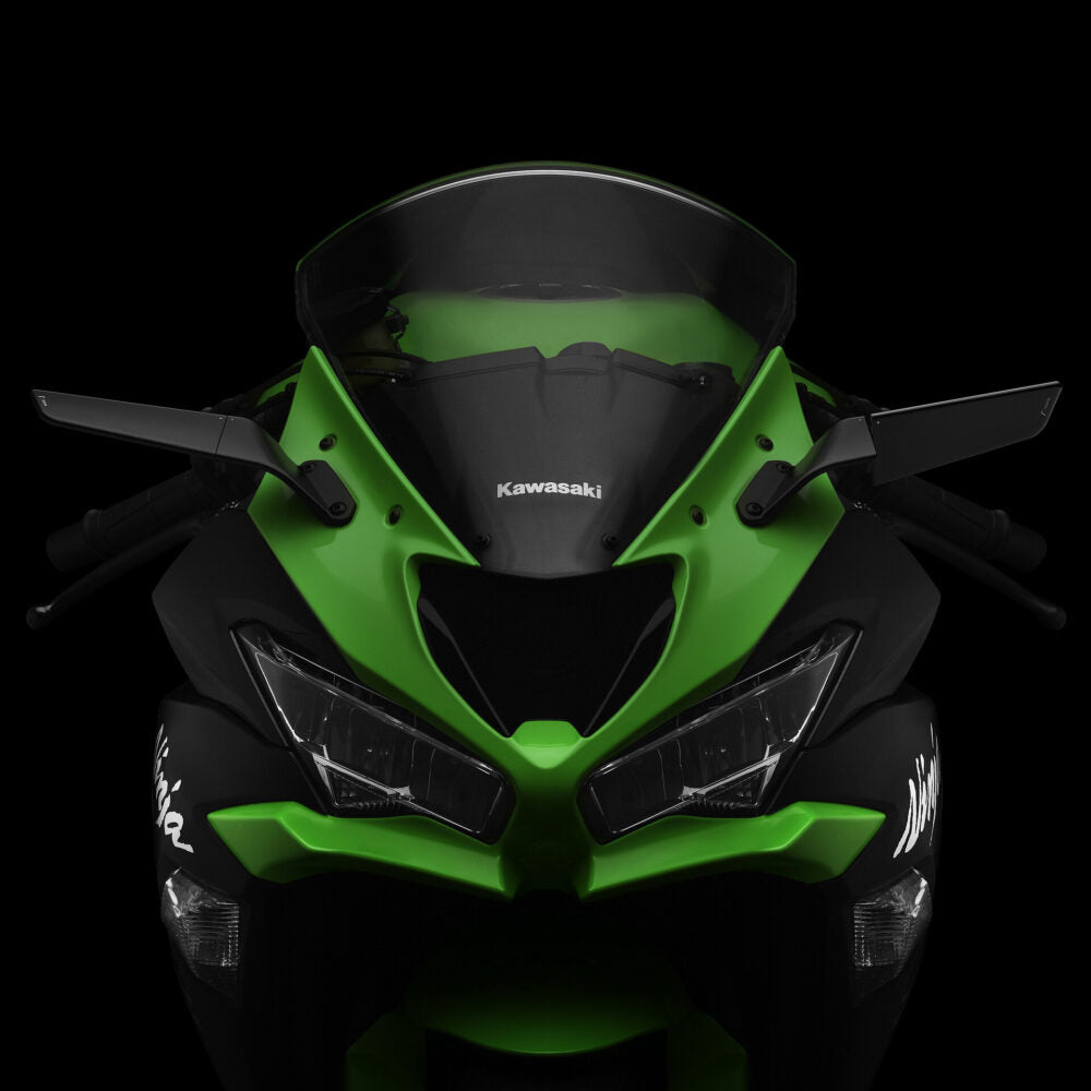 Rizoma Stealth Mirrors for ZX6R / ZX4R / RR (2019-2026)