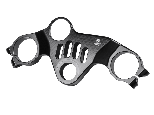 Bonamici Triple Tree Clamp Aprilia RSV4 (Black) (Street or Race) (09-14 / 2019+)