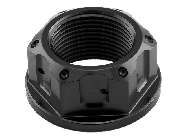 Pro-Bolt Titanium Race Drilled Rear Axle Nut M24x1.5 (Blue or Black)