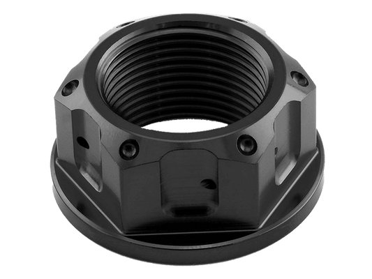 Pro-Bolt Titanium Race Drilled Rear Axle Nut M24x1.5 (Blue or Black)