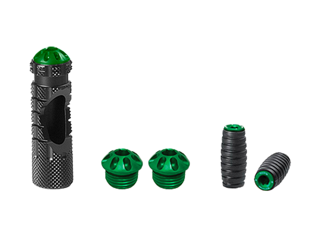 Bonamici Kawasaki Ninja ZX-6R Rearsets (w/Carbon Fiber Heel Guards) (2024+)