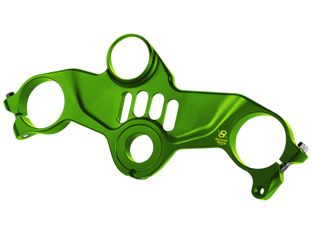 Bonamici Triple Tree Clamp Kawasaki Ninja ZX-10R (Green) (Street) (2021+)