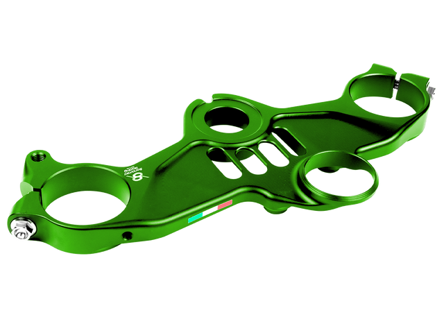 Bonamici Triple Tree Clamp Kawasaki Ninja ZX-10R (Green) (Street) (2021+)