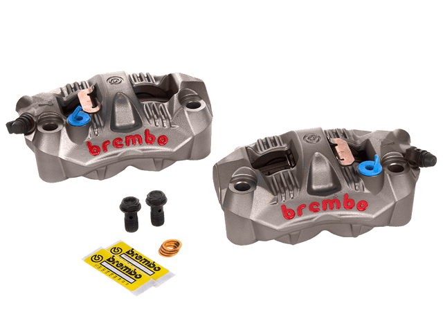 Brembo 108mm GP4 Cast Monobloc Front Caliper Set (Titanium Gray)