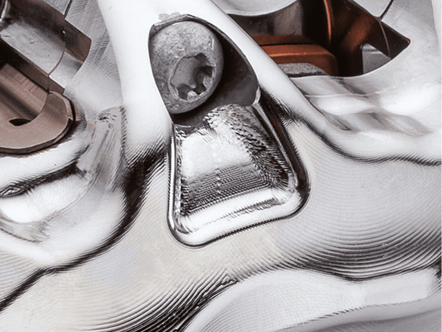 Brembo 108mm GP4-RX Billet Front Caliper Set (Nickel/Red)