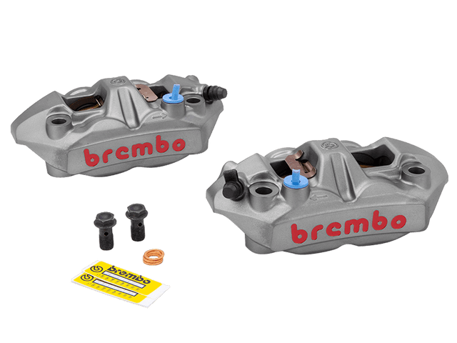 Brembo 108mm M4 Cast Monobloc Front Caliper Set