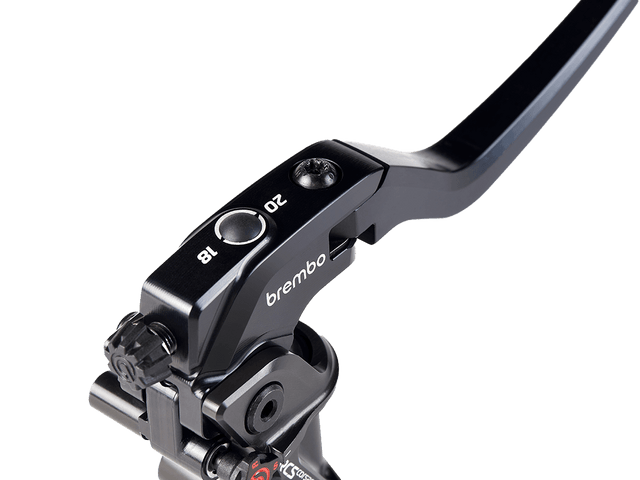 Brembo RCS Corsa Corta RR Brake Master Cylinder w/ Folding Lever (Billet) (for 7/8" Bar)