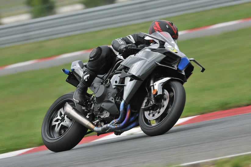 Vandemon Brushed Titanium Exhaust for Ninja H2 (2015+)