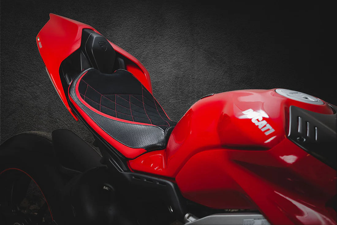 Luimoto Diamond Sport Seat Cover for Panigale V4 (2018-2021)