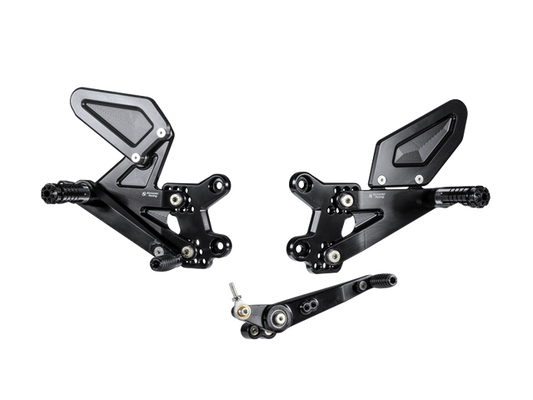 Bonamici Suzuki GSX-R 1000 Rearsets (w/ Carbon Fiber Heel Guards) (2017+)