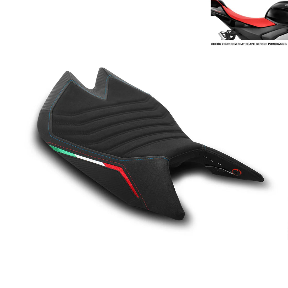 Luimoto Italia Sport Seat Cover for RSV4 / 1100 Factory (2021-2025)