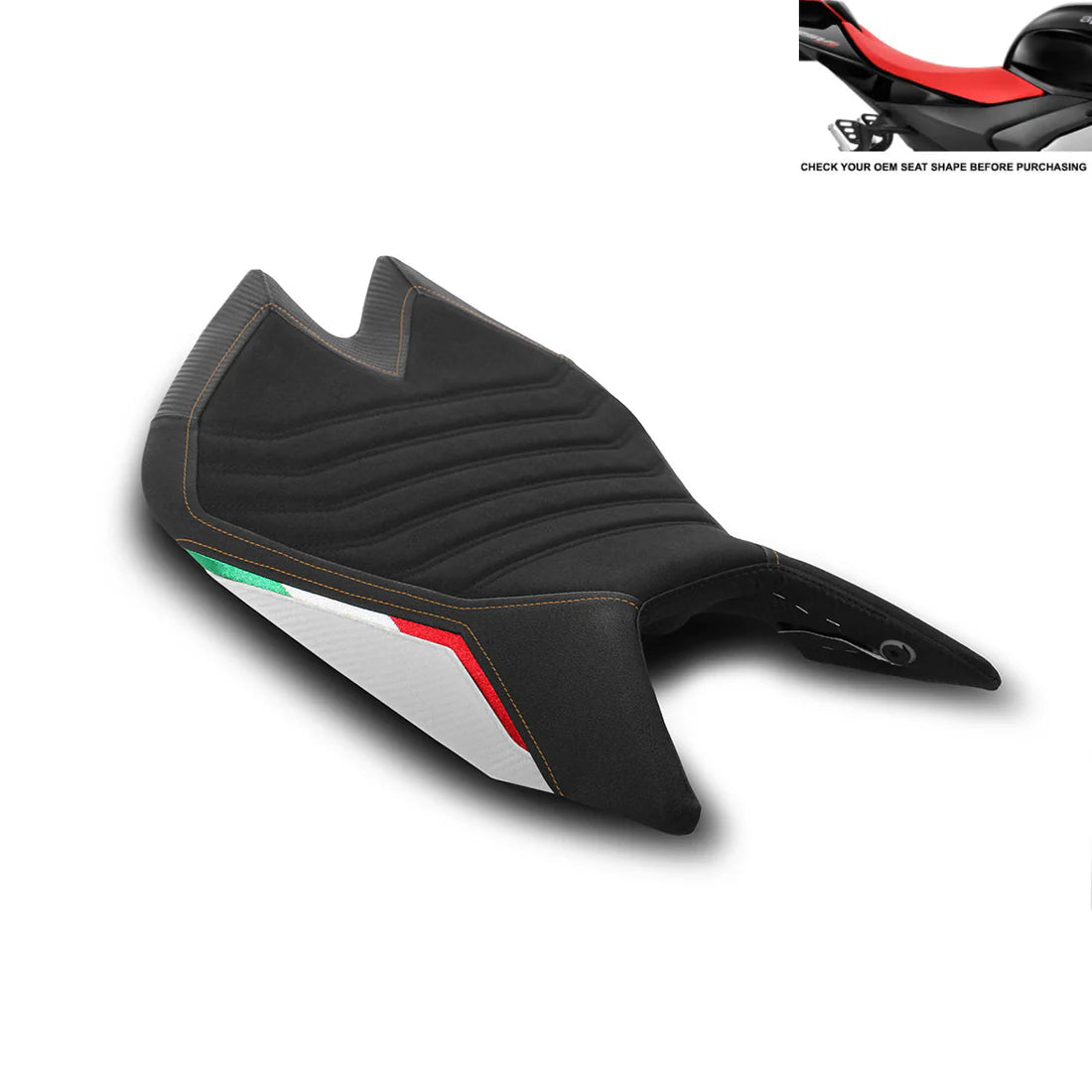 Luimoto Italia Sport Seat Cover for RSV4 / 1100 Factory (2021-2025)
