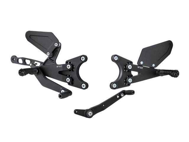 Bonamici Yamaha R1 Rearsets (w/Carbon Fiber Heel Guards) (2015+)