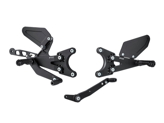 Bonamici Yamaha R1 Rearsets (w/Carbon Fiber Heel Guards) (2015+)