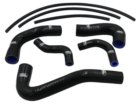 Samco Radiator Hose Kit Yamaha R9 (Blue, Black, Red)