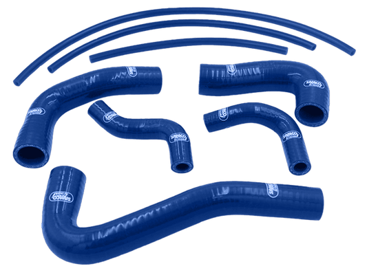 Samco Radiator Hose Kit Yamaha R9 (Blue, Black, Red)