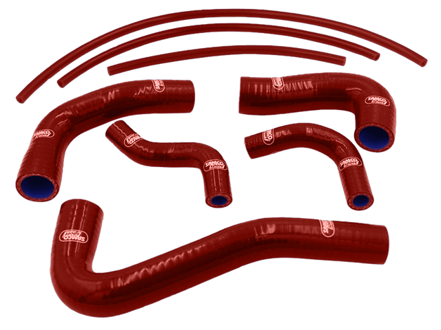 Samco Radiator Hose Kit Yamaha R9 (Blue, Black, Red)
