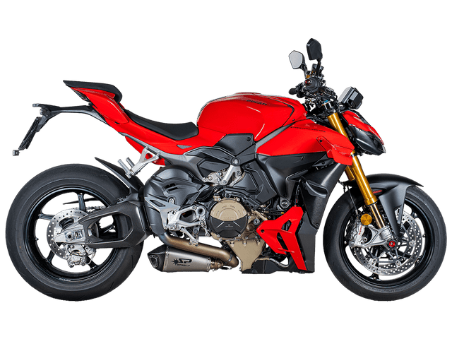 Spark Ducati Streetfighter V4 S/R "Double Konix Evo" Titanium Semi-Full Exhaust System (Carbon) (2025+)