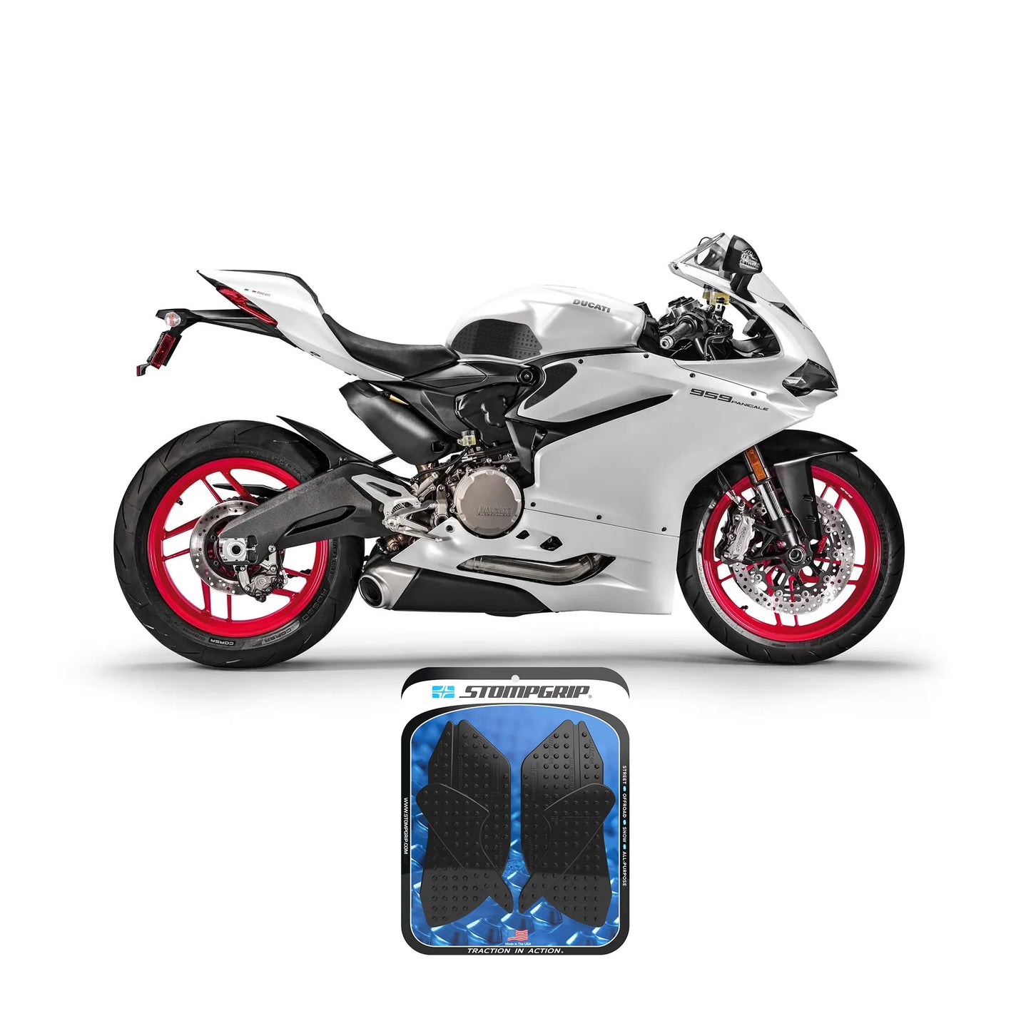 Stompgrip Tank Grips for Panigale V2 (2020-2024)
