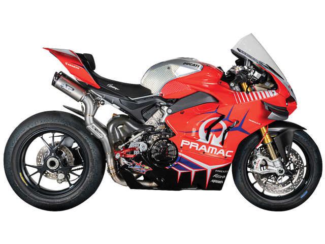 Spark Ducati Panigale V4 S/R Streetfighter "Double Dyno" Titanium Full Exhaust System (WSBK Evolution) (SingleArm Rear)