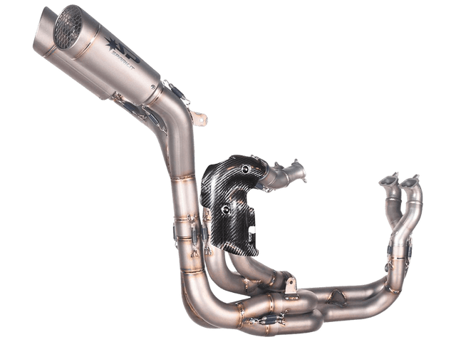 Spark Ducati Panigale V4 S/R Streetfighter "Double Grid-O" Titanium Full Exhaust System (WSBK Evolution) (SingleArm Rear)