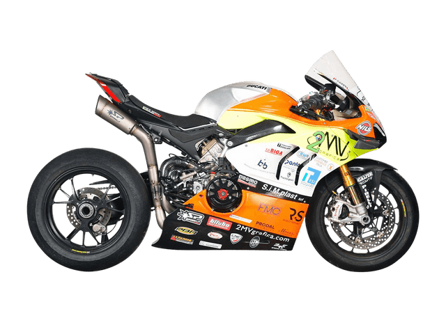 Spark Ducati Panigale V4 S/R Streetfighter "Double Grid-O" Titanium Full Exhaust System (WSBK Evolution) (SingleArm Rear)
