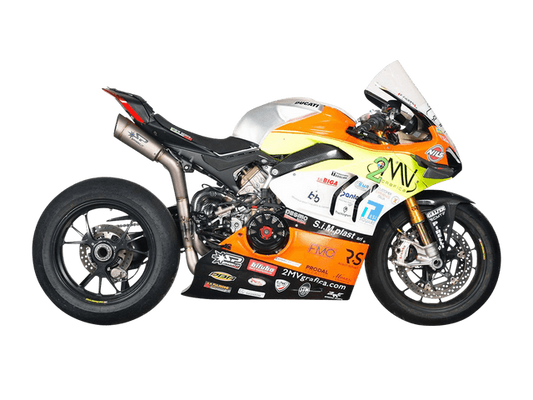 Spark Ducati Panigale V4 S/R Streetfighter "Double Grid-O" Titanium Full Exhaust System (WSBK Evolution) (SingleArm Rear)